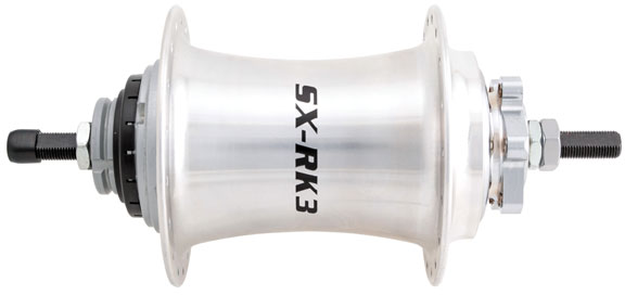 Sturmey Archer SX-RK3 3-Sp 170mm Disc Hub 36h - Silver