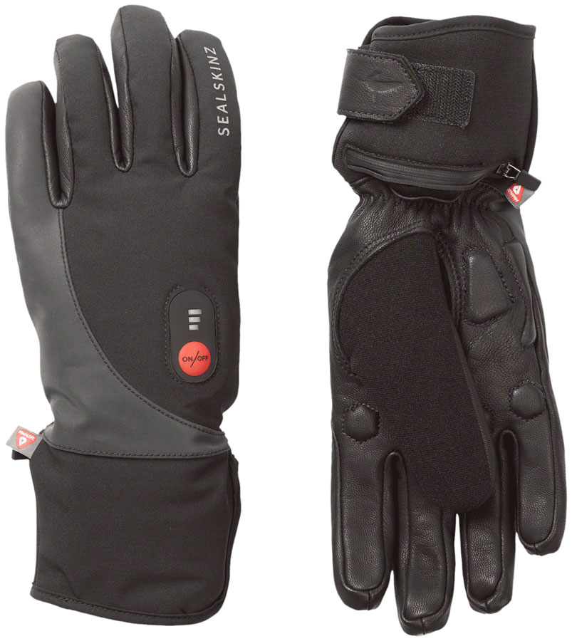 SealSkinz Upwell Heated Gloves - Black