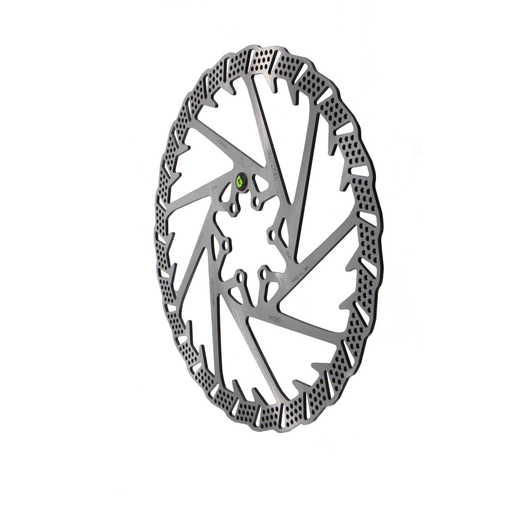 Galfer 203mm Rotor 6-Bolt  2.0mm Shark Silver