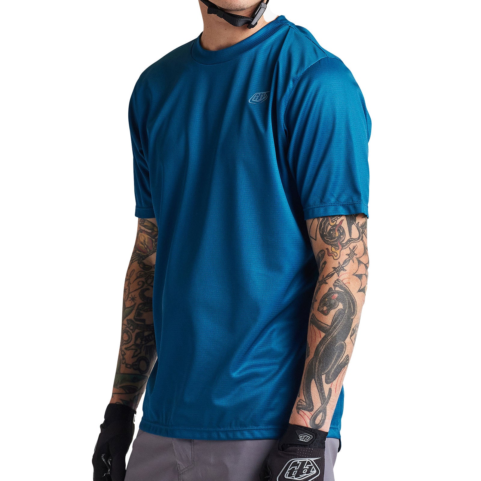 Flowline SS Jersey Solid Slate Blue - Image 7