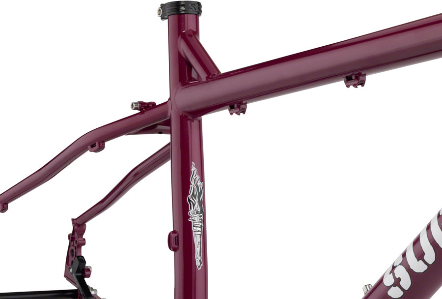 Surly Ogre Frameset - 29" Steel Fermented Plum - Image 3