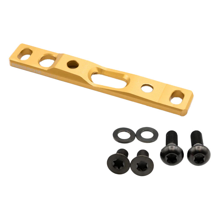 Freedom Coast Flat Mount Brake Adapter Front 0/+20 Gold