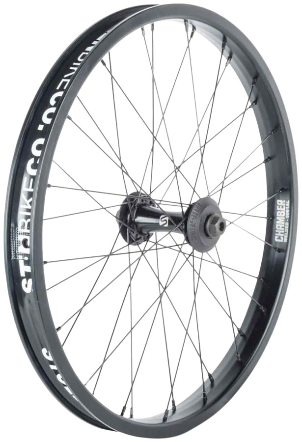Stolen Rampage Pro Front Wheel - 20" 3/8" x 100mm Rim Brake Black