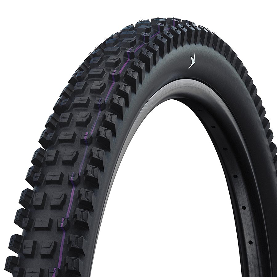 Schwalbe Albert Gravity Pro Mountain Tire 29"x2.50 Folding Tubeless Ready Addix Ultra Soft Gravity Pro - Radial 67TPI Black