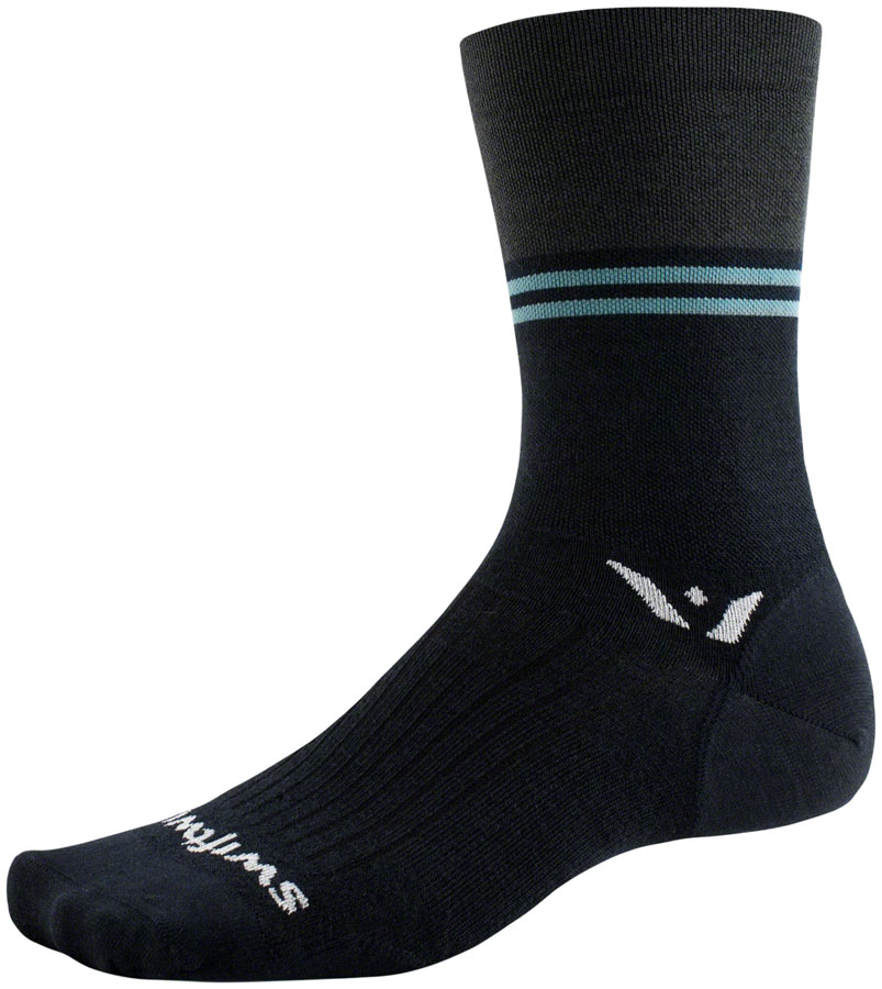 Swiftwick Pursuit Seven Ultralight Socks - 7", Block Stripe variant 2