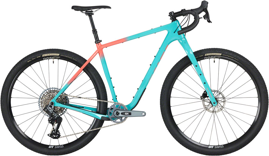 Salsa Cutthroat C Rival GX AXS Transmission Bike - Carbon Teal Fade Salsa Cutthroat C Rival GX AXS Transmission Bike - Carbon Teal Fade