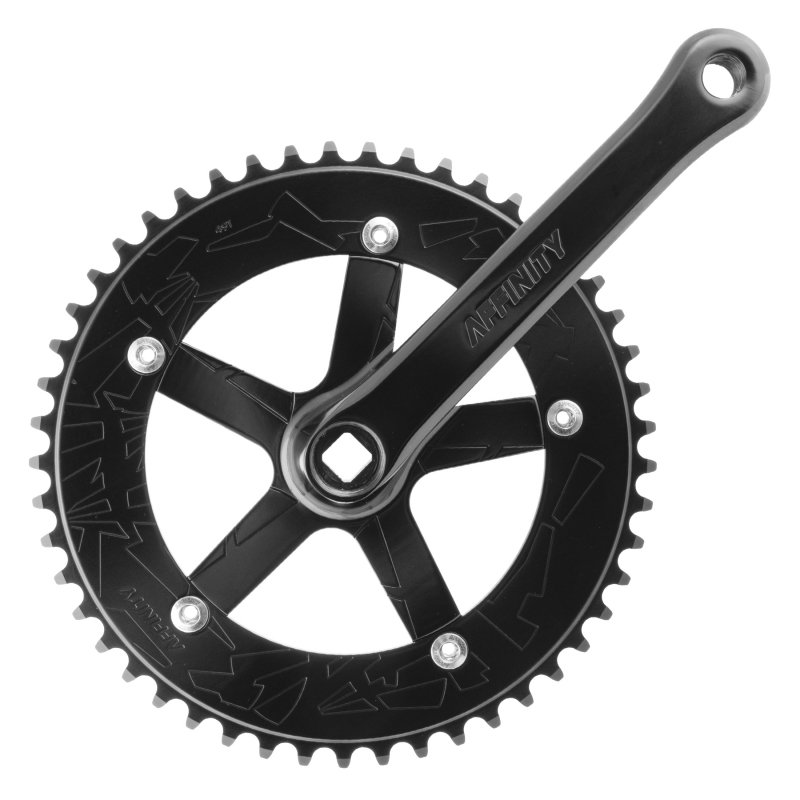 Affinity Pro Track 167mm crankset black Affinity Pro Track 167mm crankset black