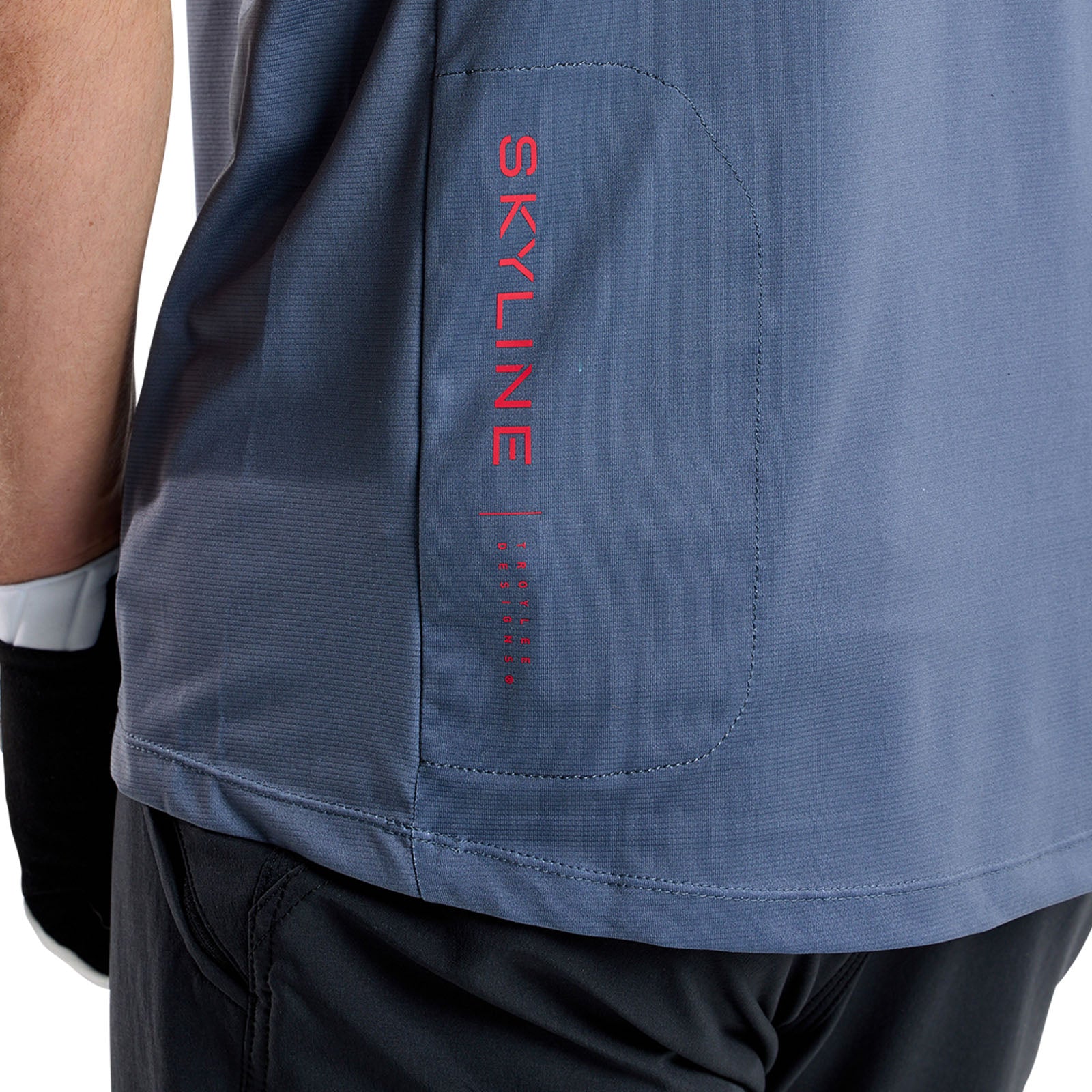 Skyline Short Sleeve Jersey Mono Steel Blue - Image 14