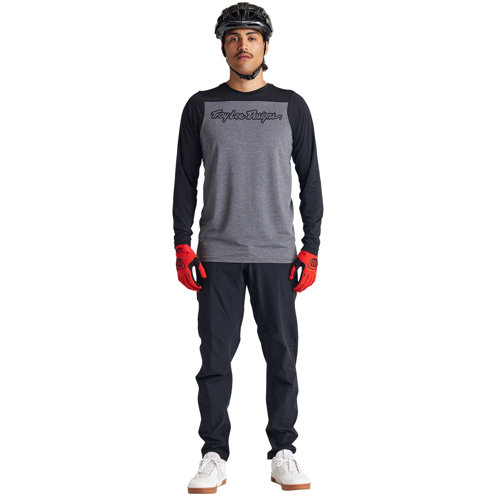 Skyline LS Jersey Signature Heather Gray / Black - Image 4