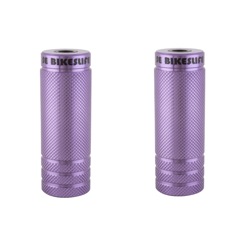 Se bikes Wheelie Pegs 14mm - 3/8` Purple 35mm Steel 98mm