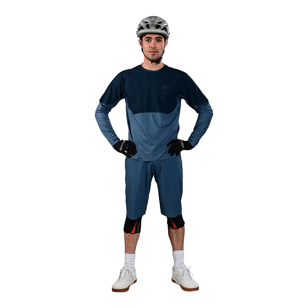 Drift LS Jersey Solid Blue Mirage - Image 4