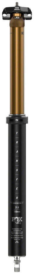 FOX Transfer Factory Dropper Seatpost - Black / Kashima Coat - Image 2