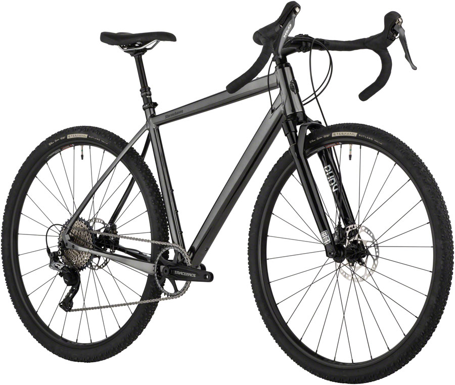 Salsa Stormchaser GRX 810 1x SUS Bike - 700c, Aluminum, Black - Image 2