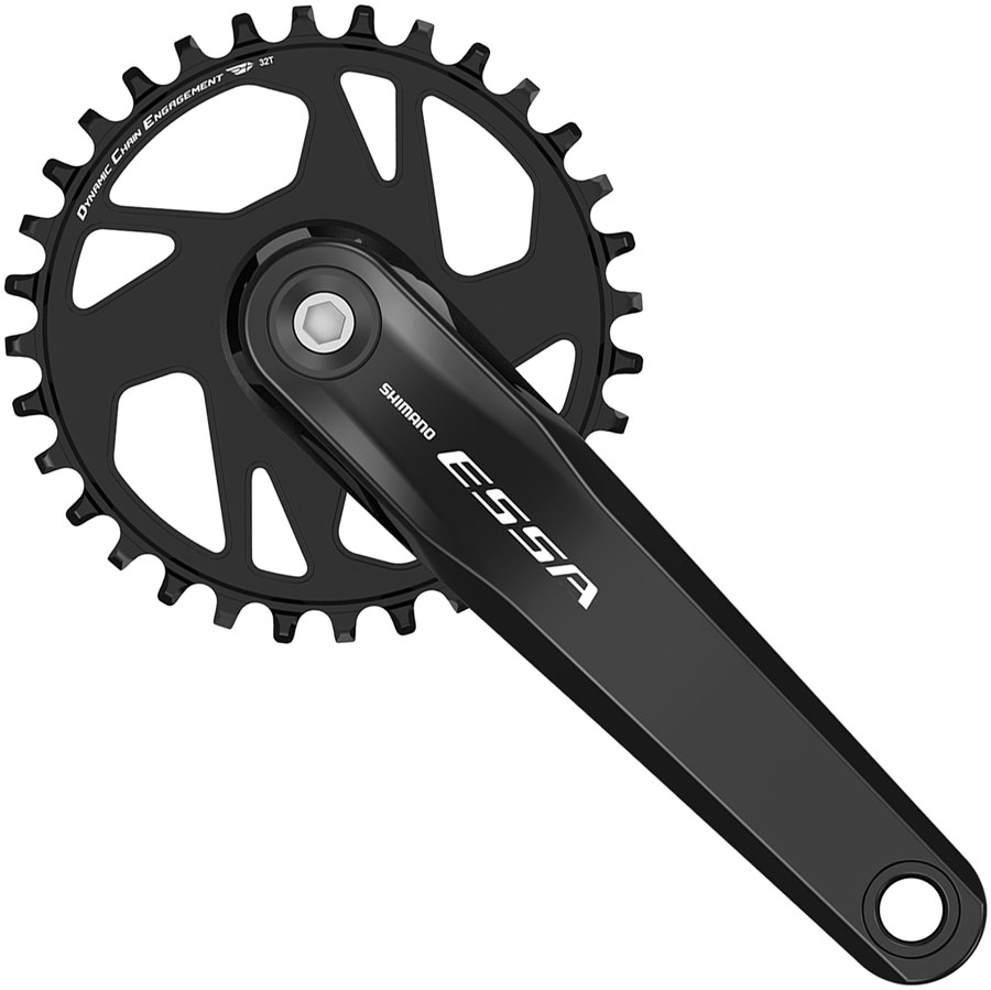 Shimano ESSA FC-U2000-1 Crankset - 170mm 7/8-Speed 32t Riveted Square Taper JIS Spindle Interface BLK