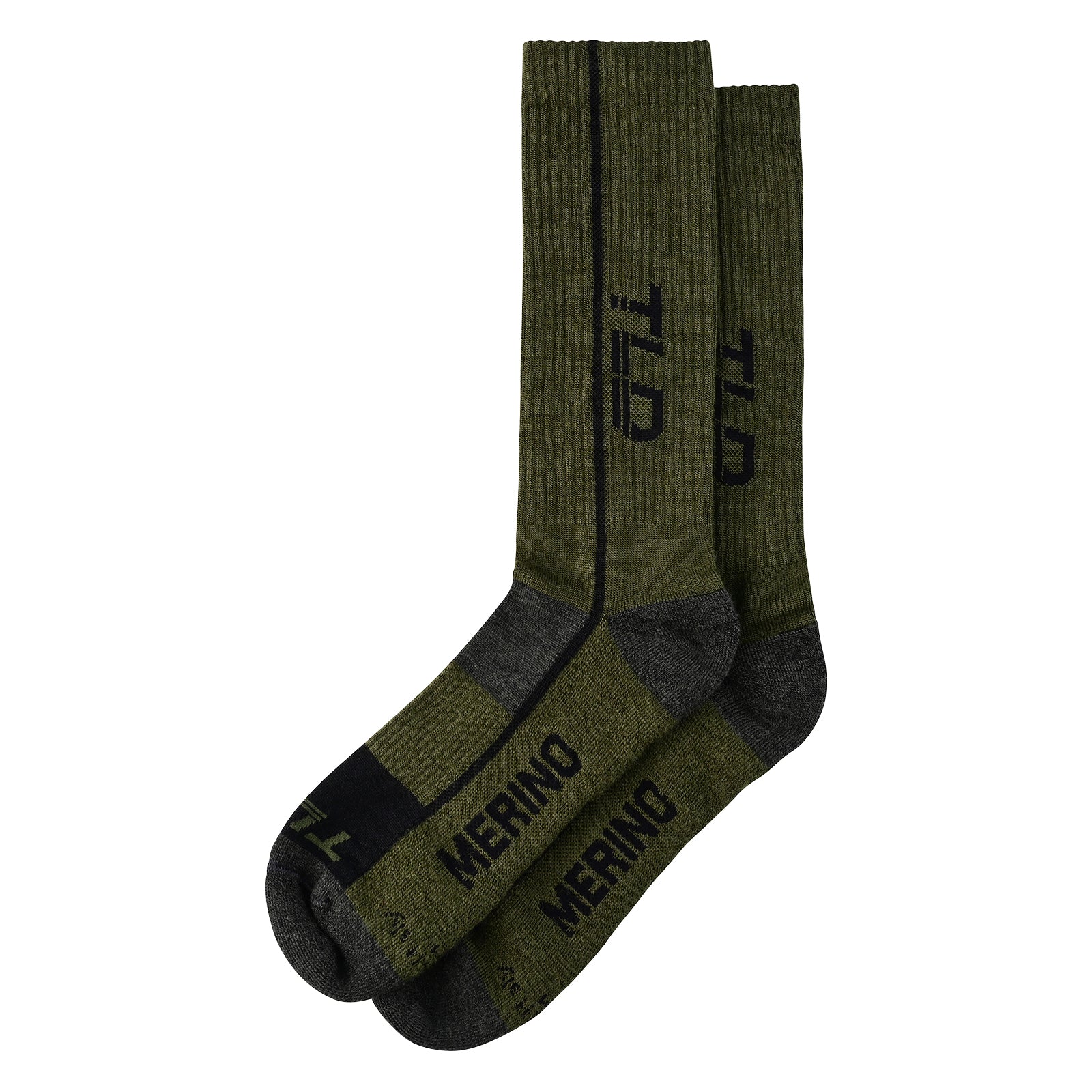 Chill Merino Wool Sock Mono Fatigue - Image 2