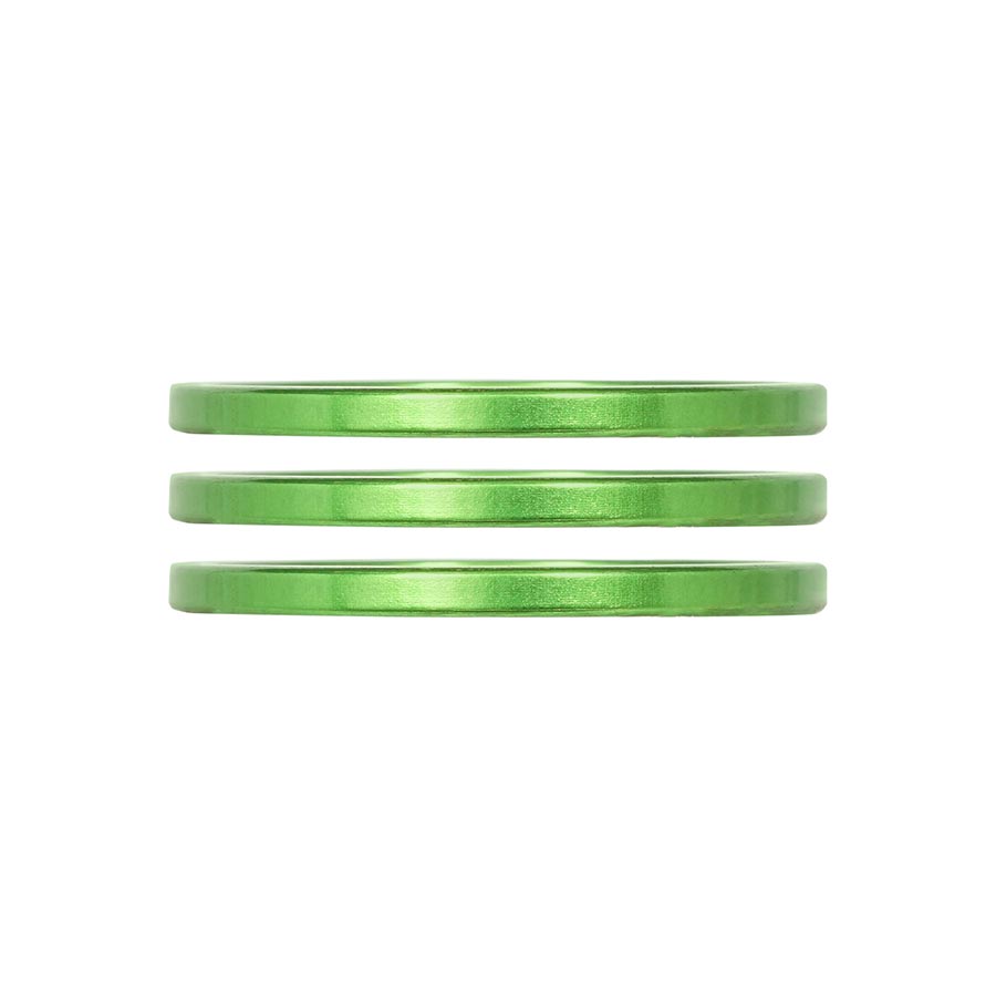 Industry Nine iRiX Headset Spacer 1-1/8'' Height: 2.5mm Aluminum Lime 3pcs