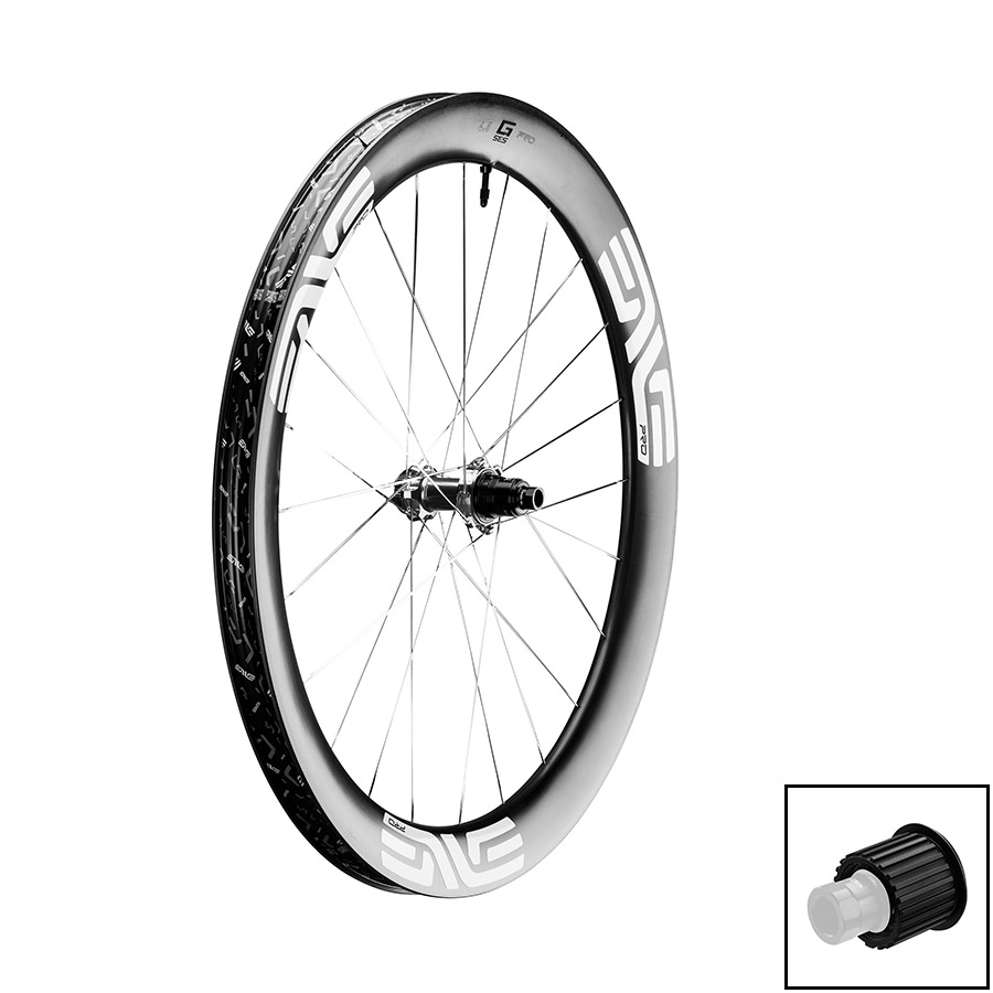 ENVE G SES 4.5 Pro Wheel Rear 700C / 622 Holes: 24 12mm TA 142mm Disc Center Lock Campagnolo N3W ENVE G SES 4.5 Pro Wheel Rear 700C / 622 Holes: 24 12mm TA 142mm Disc Center Lock Campagnolo N3W