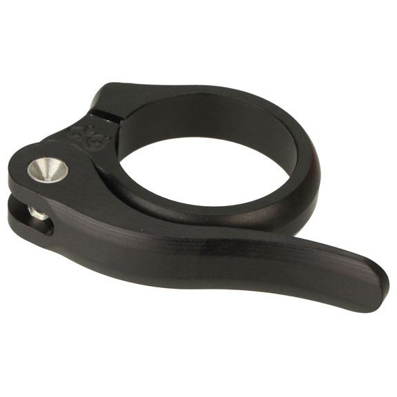 DKG Big Flip-Lock Seat Clamp 38.1mm (1-1/2") - Blk