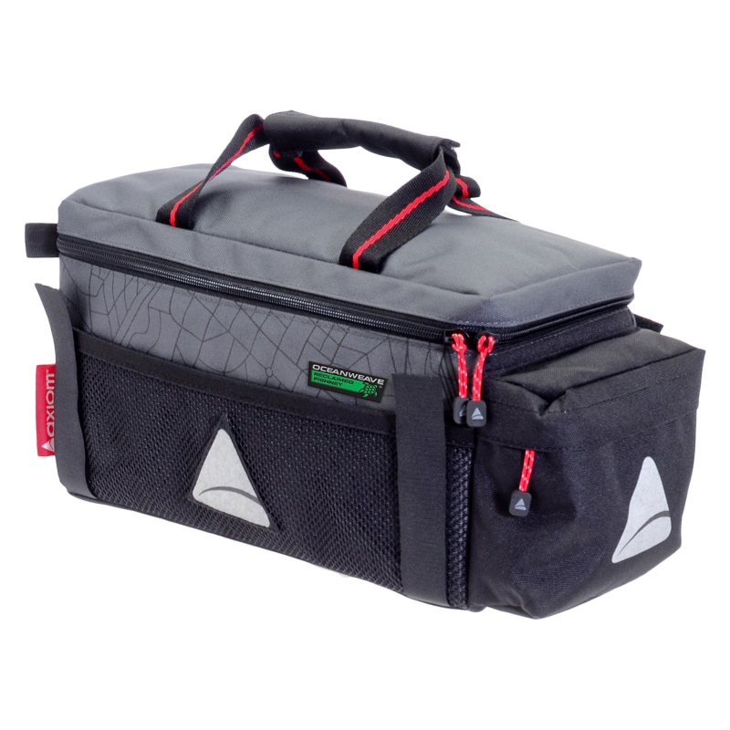 Axiom Seymour Oceanweave P9 Trunk Bag Velcro Straps 549 c.i. Grey/Black Axiom Seymour Oceanweave P9 Trunk Bag Velcro Straps 549 c.i. Grey/Black