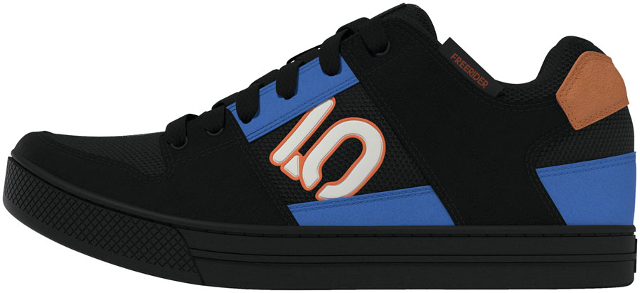 Five Ten Freerider Flat Shoes - Men's Core Black/Off White/Ray Blue 10