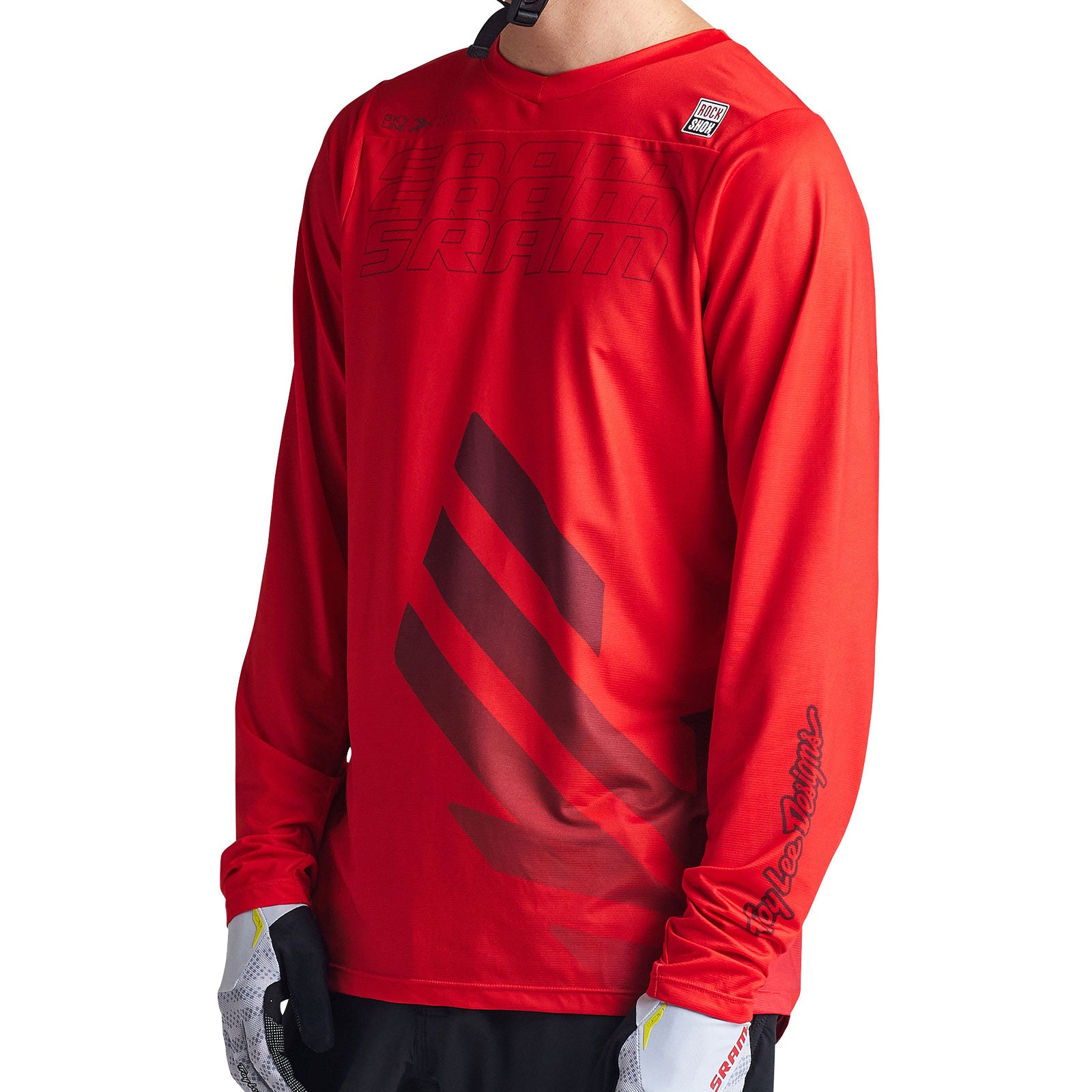 Skyline LS Jersey SRAM Eagle One Fiery Red - Image 6