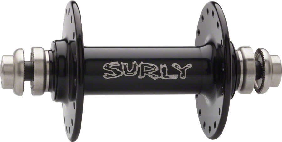 SURLY Ultra New Hub フロント 32H 100mm Surly Ultra New Non-Disc Front Hub - 100mm, Rim Brake, 32h | Ben's