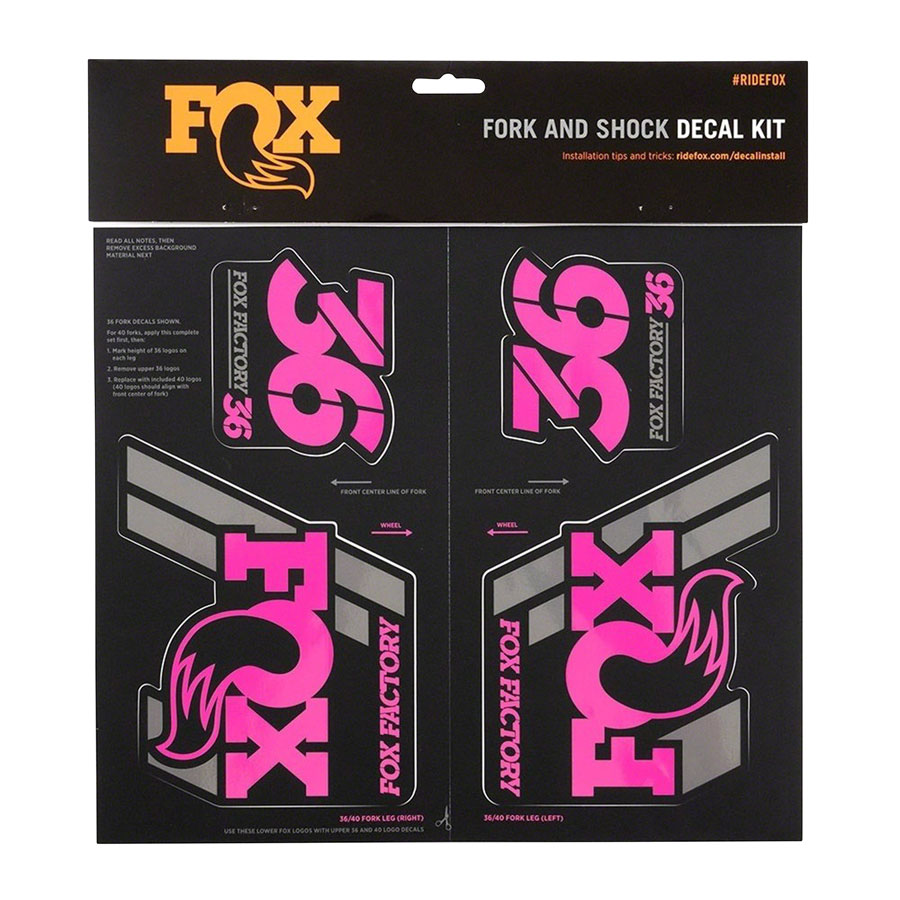 Fox Shox Heritage Decal Kit variant 2