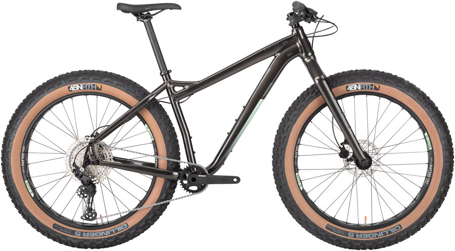 Salsa Mukluk Advent X Fat Tire Bike - 26" Aluminum Black Large