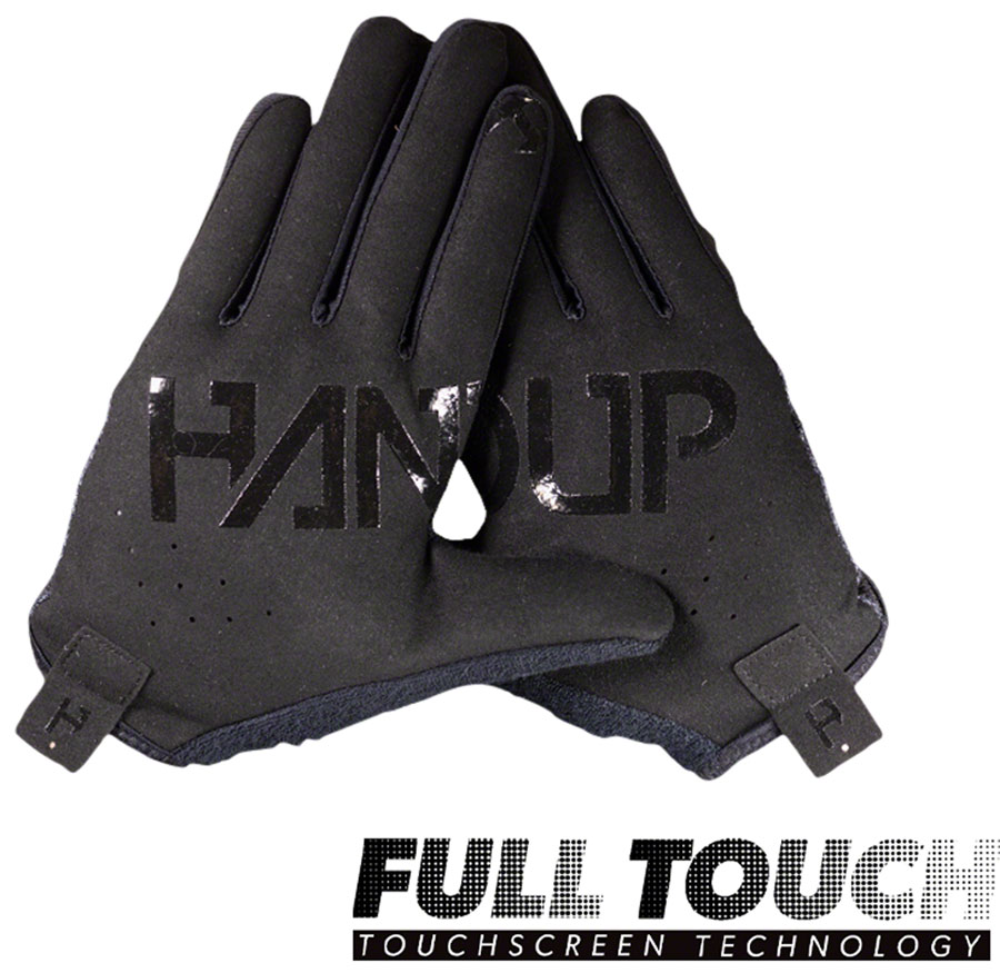 Handup Most Days Gloves - Pure Black, Full Finger - Image 2