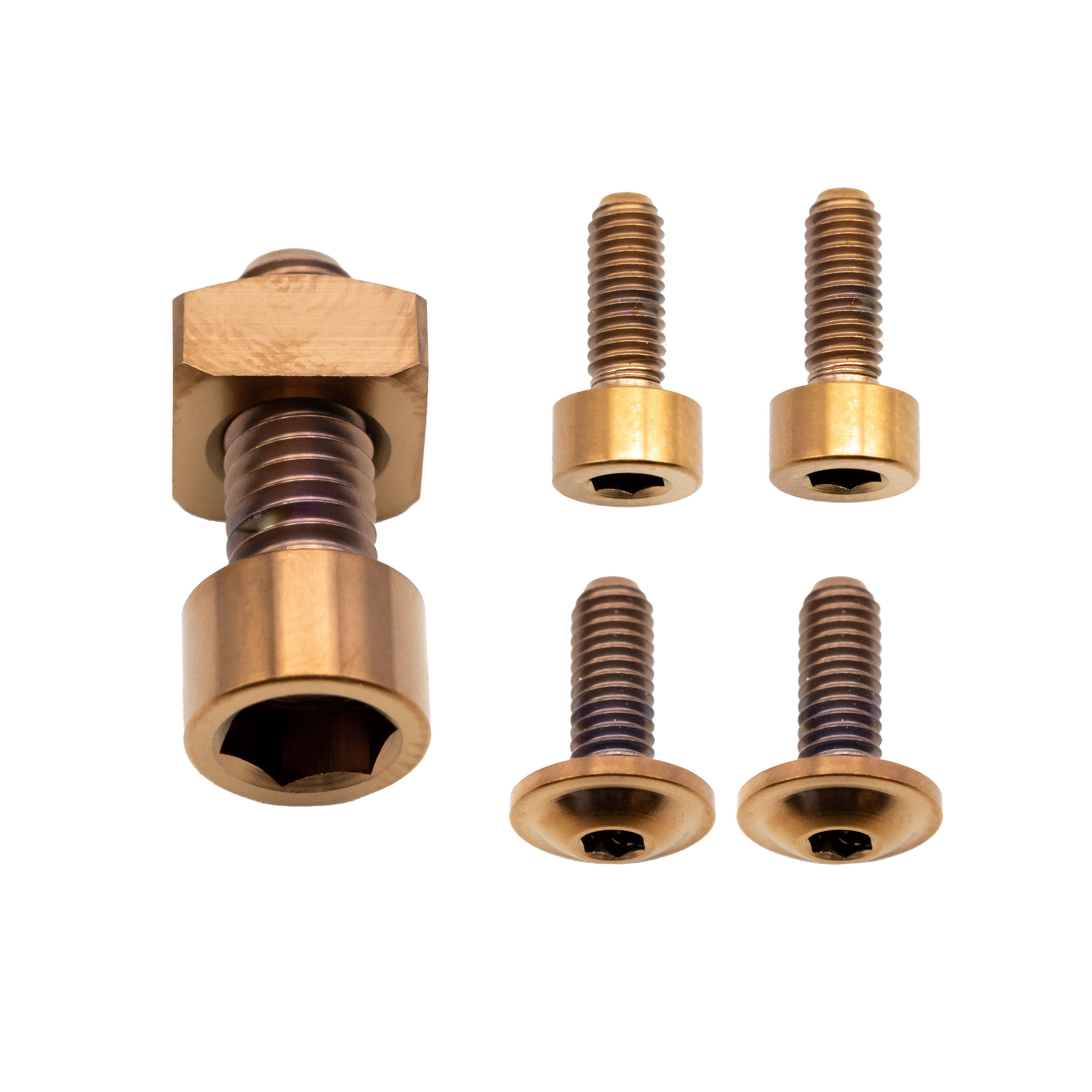 Better Bolts Fox 36 Fork Ti Bolt Kit 2021-2025 Fit4 Copper 6/Ct