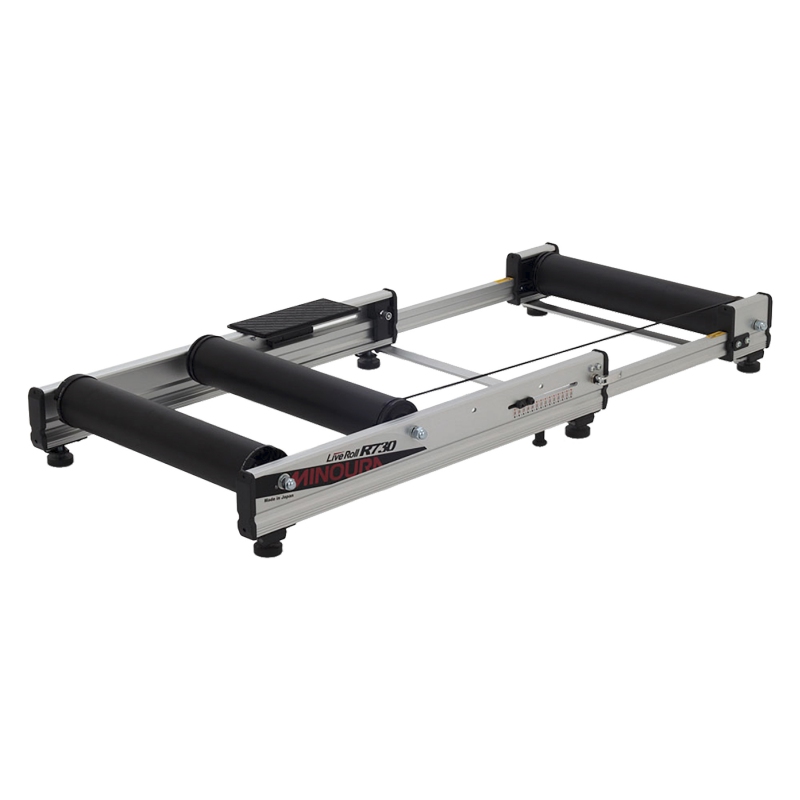 Minoura Live Roll R730R Roller Adjustable 3 Stage Aluminum Silver 24` to 700C Minoura Live Roll R730R Roller Adjustable 3 Stage Aluminum Silver 24` to 700C