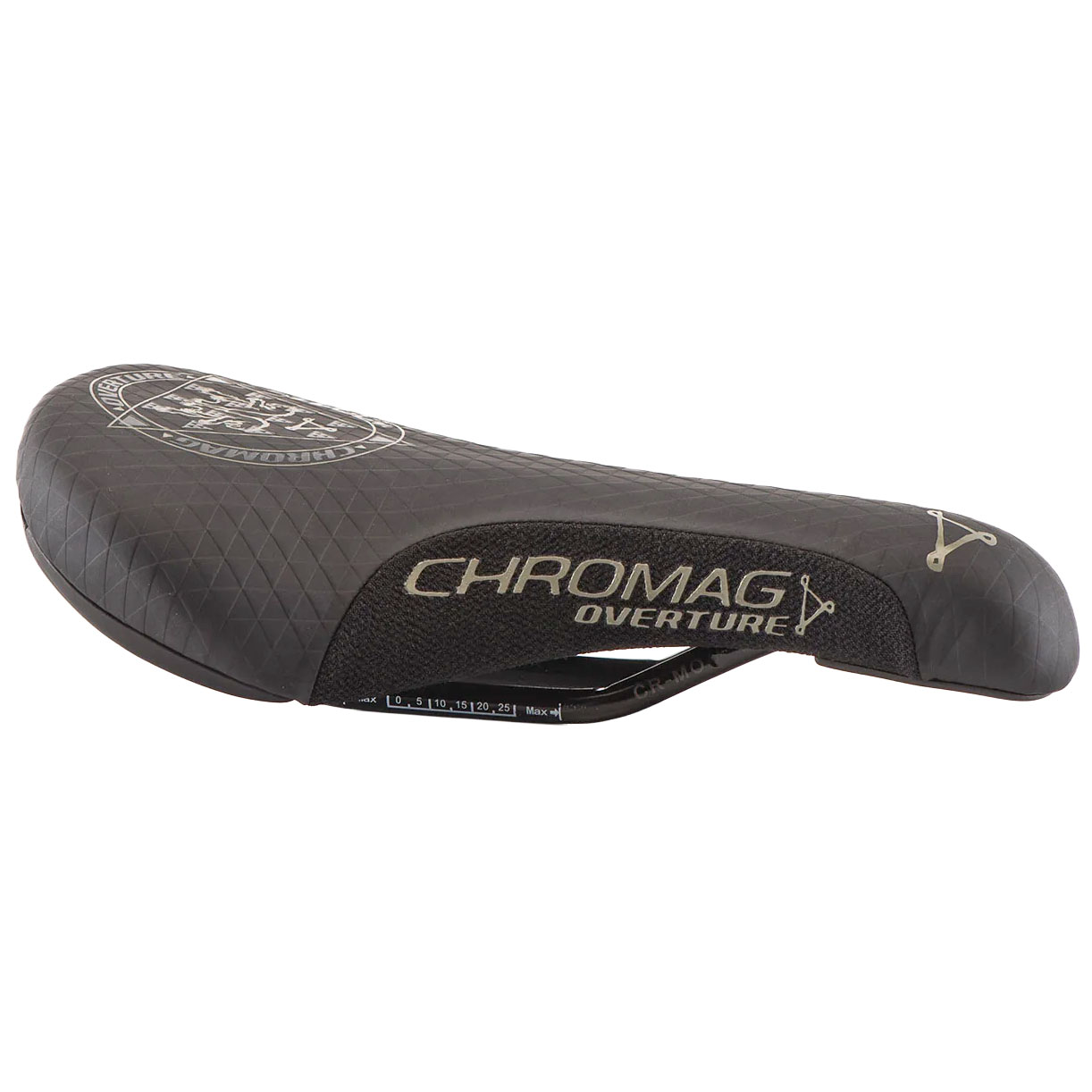 Chromag Overture Saddle CrMo Rails - Black/Sand