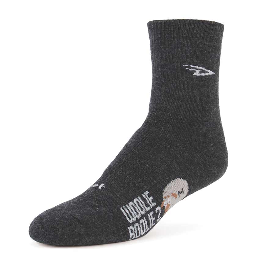 DeFeet Woolie Boolie 4'' Socks Charcoal S Pair