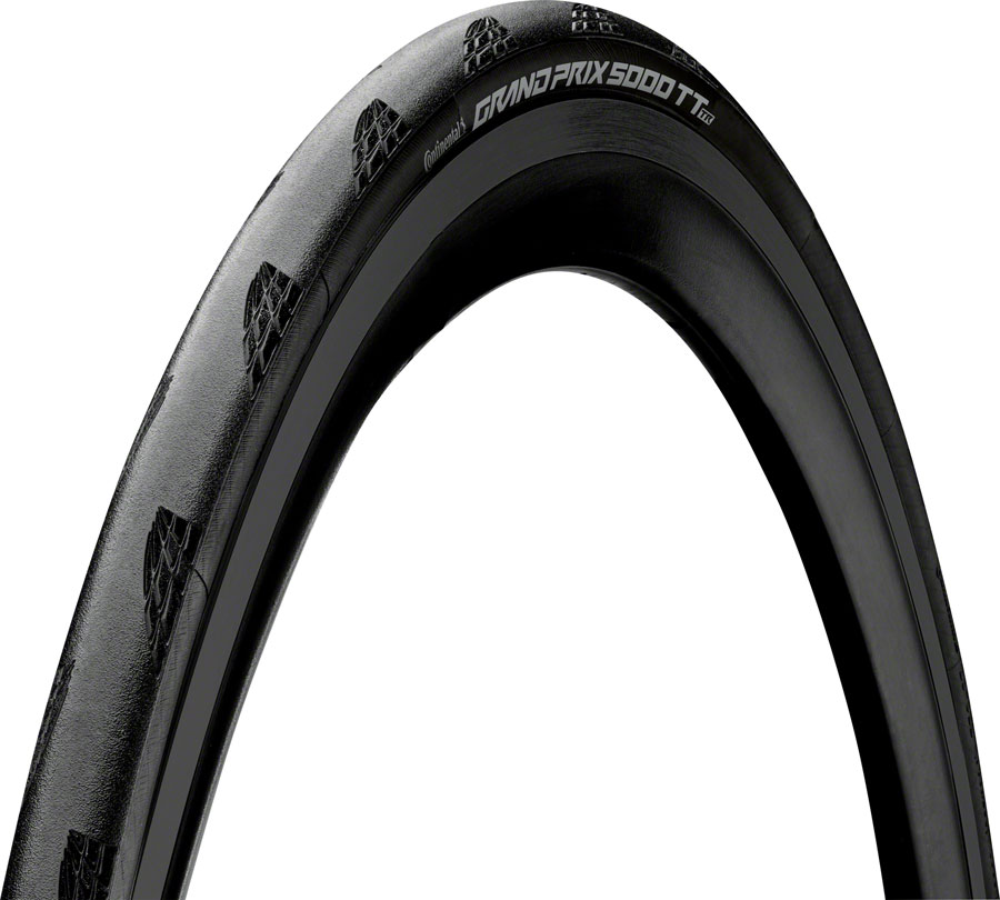 Continental Grand Prix 5000 Timetrial TR 700c Tire - Tubeless, Folding, Black BlackChili, Vectran Breaker, LazerGrip ACT Continental Grand Prix 5000 Timetrial TR 700c Tire - Tubeless, Folding, Black BlackChili, Vectran Breaker, LazerGrip ACT