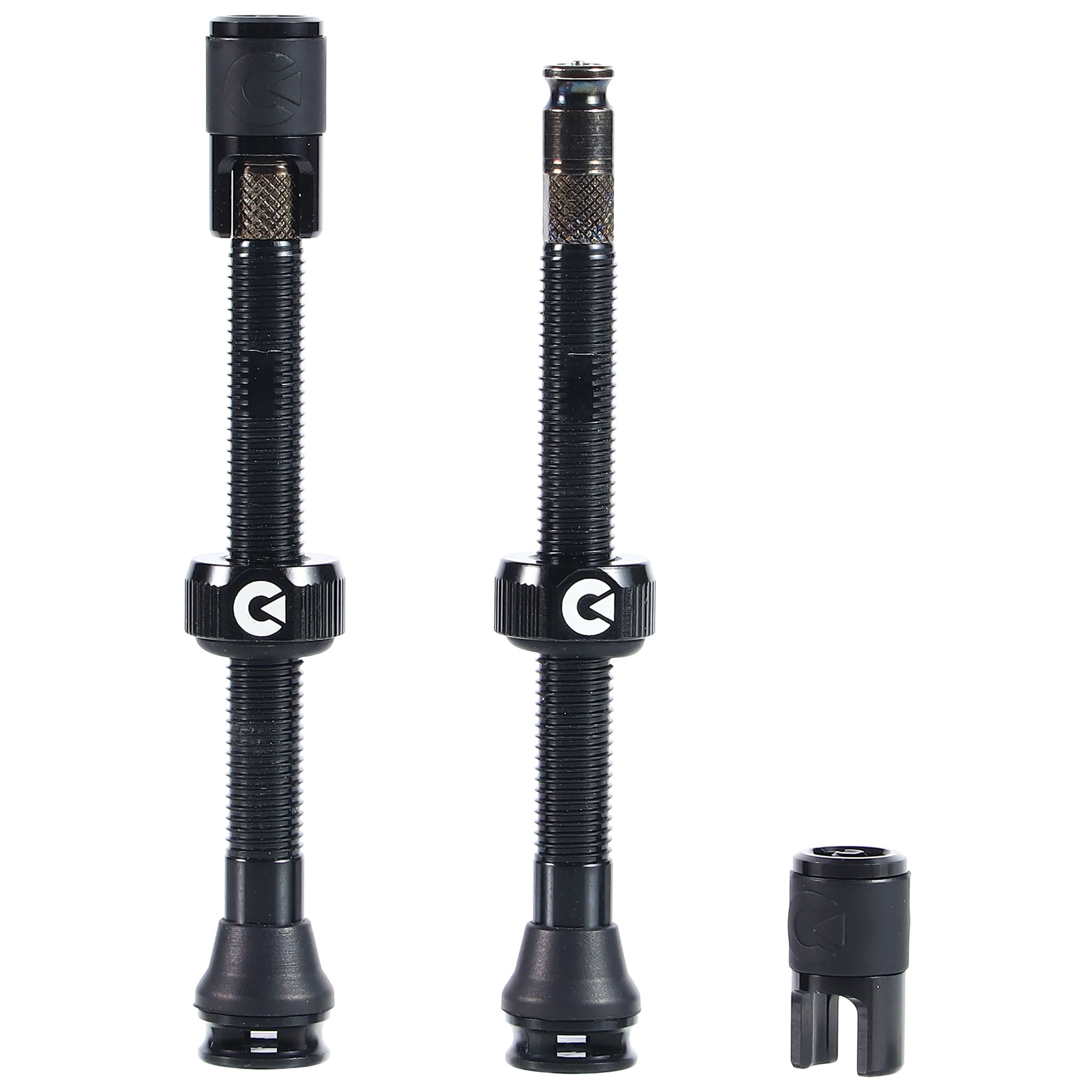 Clik Clik TubelessValve Set 60mm Clik Pair Black