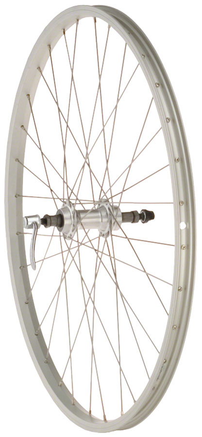 Quality Wheels Value Single Wall Series Rear Wheel - Silver Clincher - Image 8