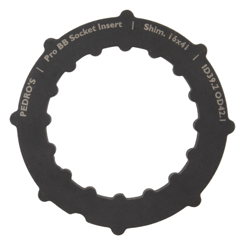 Pedros Pro BB Socket System Insert BB Adapter Tool Black 16-Notch 41mm 6460762 Shimano