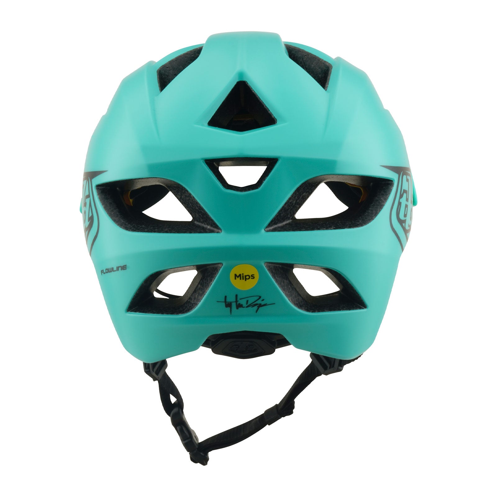 Youth Flowline Helmet Point Charcoal / Real Teal - Image 3