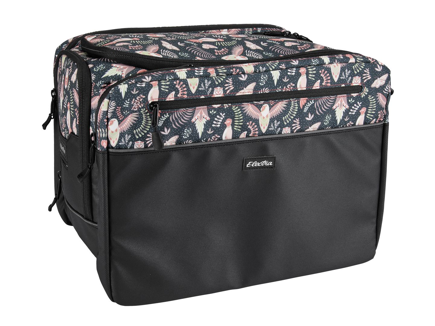 Electra Trunk  Rack Black with Fern Green Bag