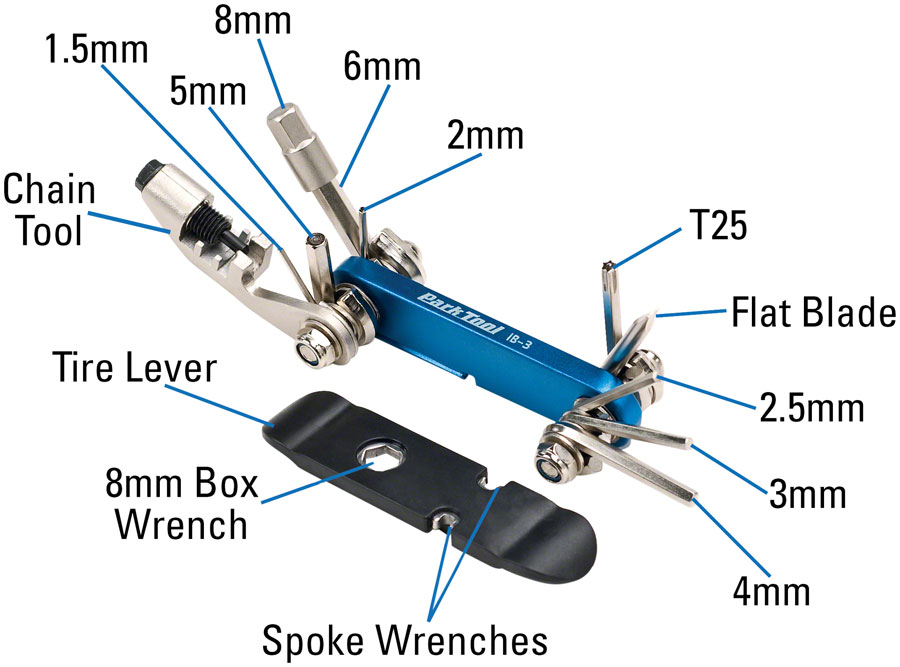 Park Tool I-Beam Series Mini Folding Multi-Tools - Image 9