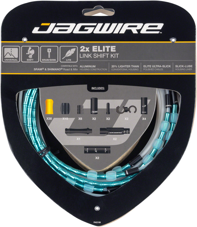 Jagwire 2x Elite Link Shift Cable Kit - SRAM/Shimano Polished Ultra-Slick Cables - Image 10