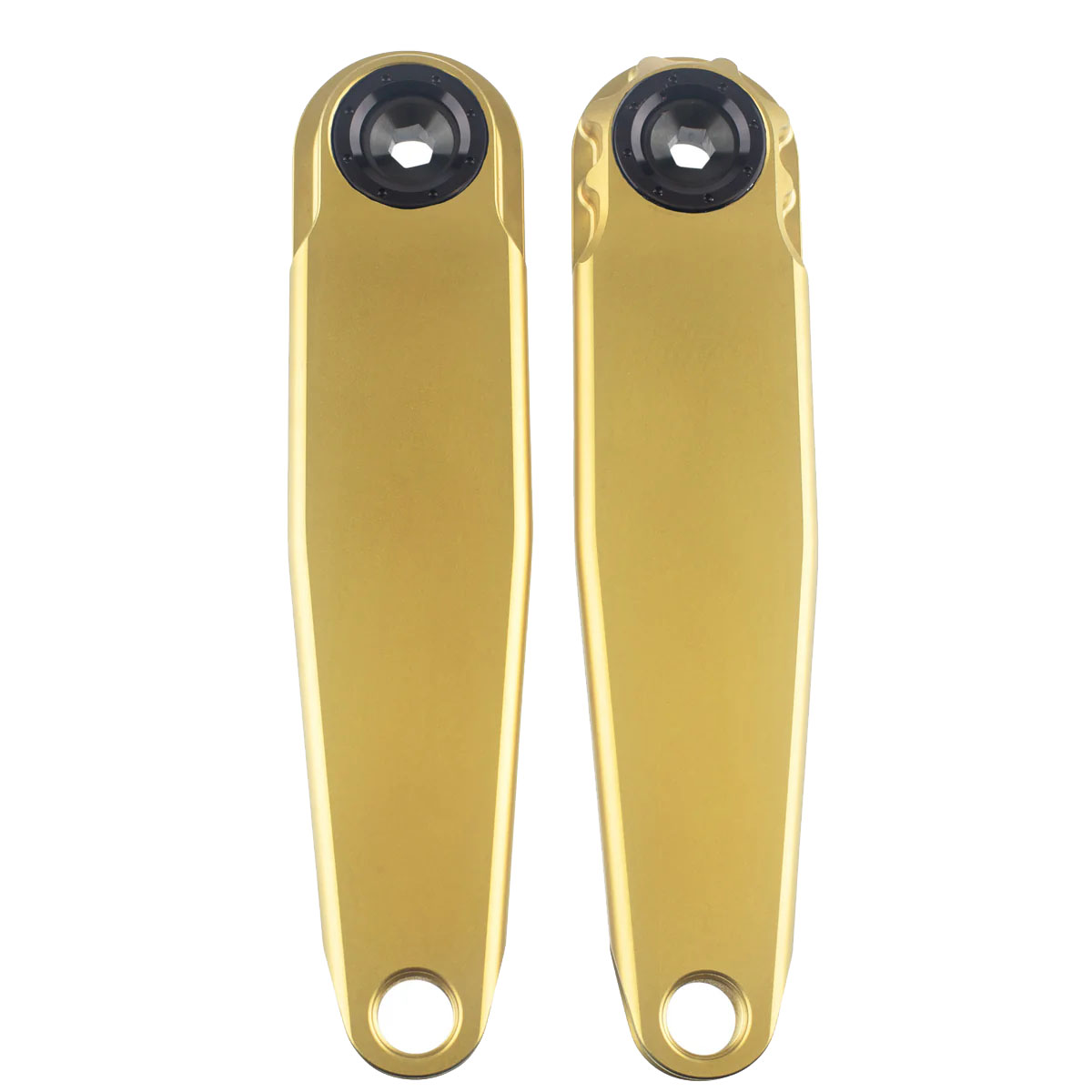 5Dev RGXC Ti Cranks 165mm (No Spindle)  Ti Nitride Gold
