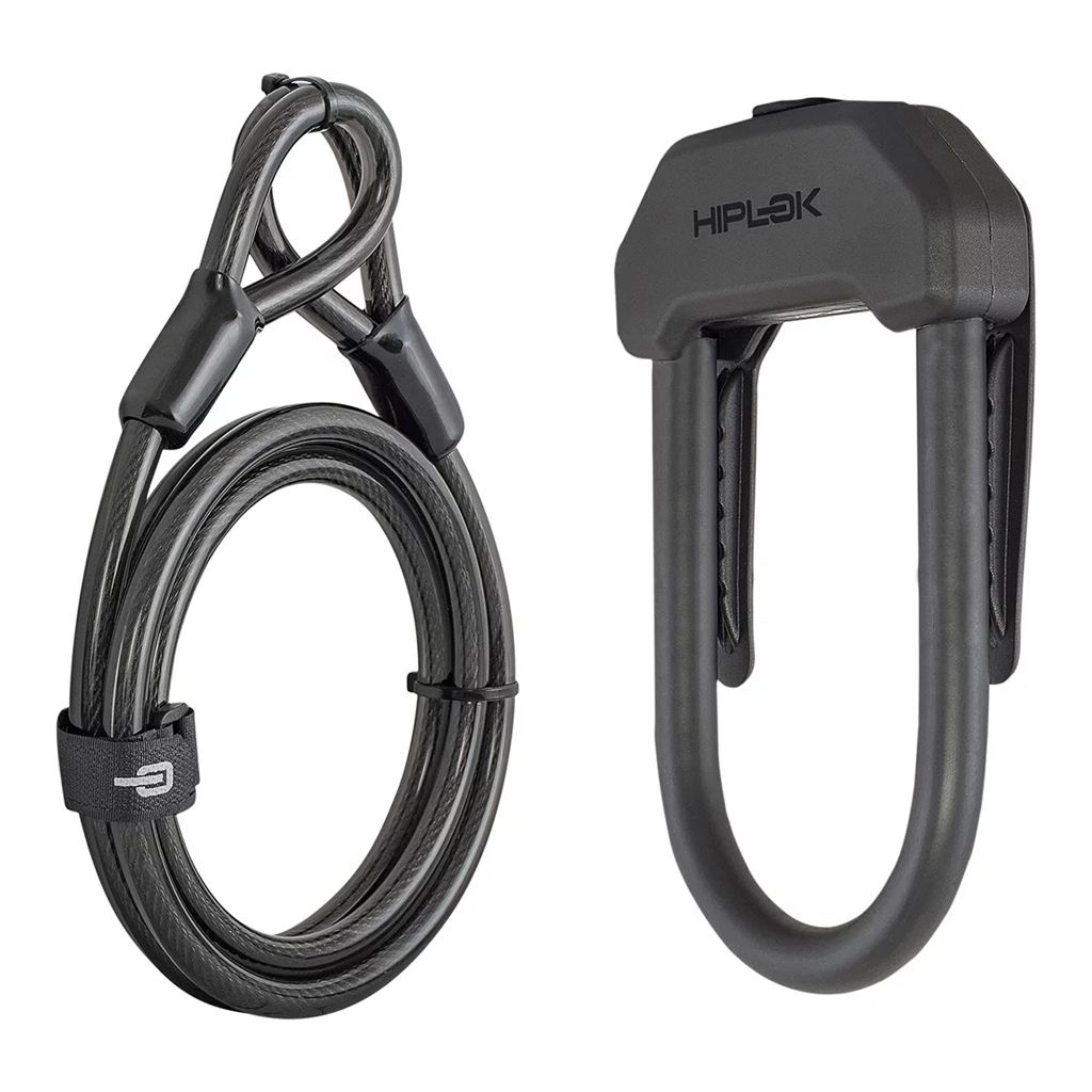 Hiplok DX Plus U-Lock and Cable Lock Black Hiplok DX Plus U-Lock and Cable Lock Black