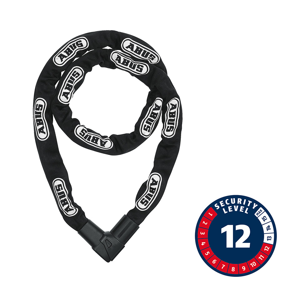 Abus CityChain Plus 1010K Chain Lock Key 9mm - Black variant 4