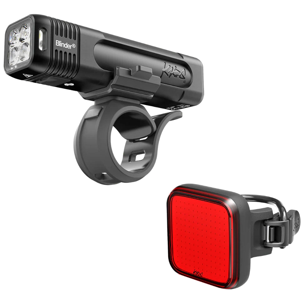 Knog Blinder 600/Blinder 100 Lights Front/Rear SetBlk 