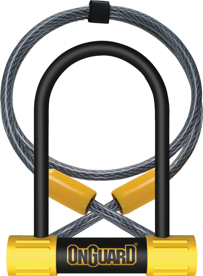 OnGuard BullDog Series U-Lock - 3.5 x 5.5" Keyed BLK/YLW Includes 4' cable bracket OnGuard BullDog Series U-Lock - 3.5 x 5.5" Keyed BLK/YLW Includes 4' cable bracket
