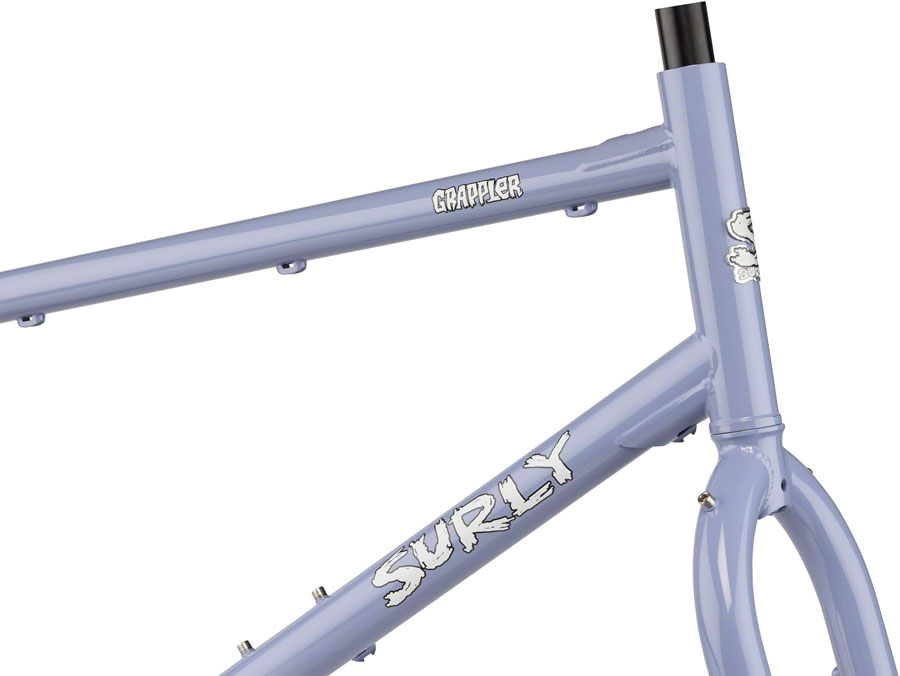 Surly Grappler Frameset - 27.5", Steel, Purple Dust Bunny - Image 2