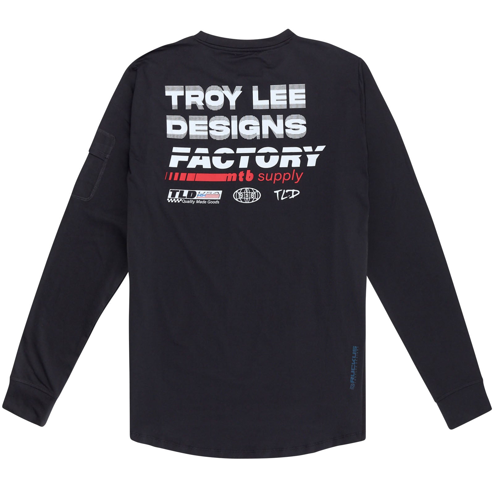 Ruckus Long Sleeve Ride Tee Factory Carbon - Image 2