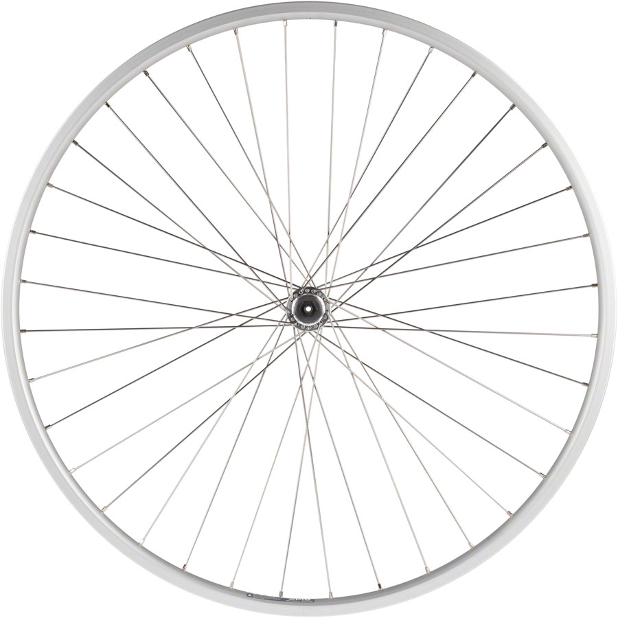 Quality Wheels Value Single Wall Series Front Wheel - QR x 100mm, Rim Brake, Silver, Clincher - Image 5