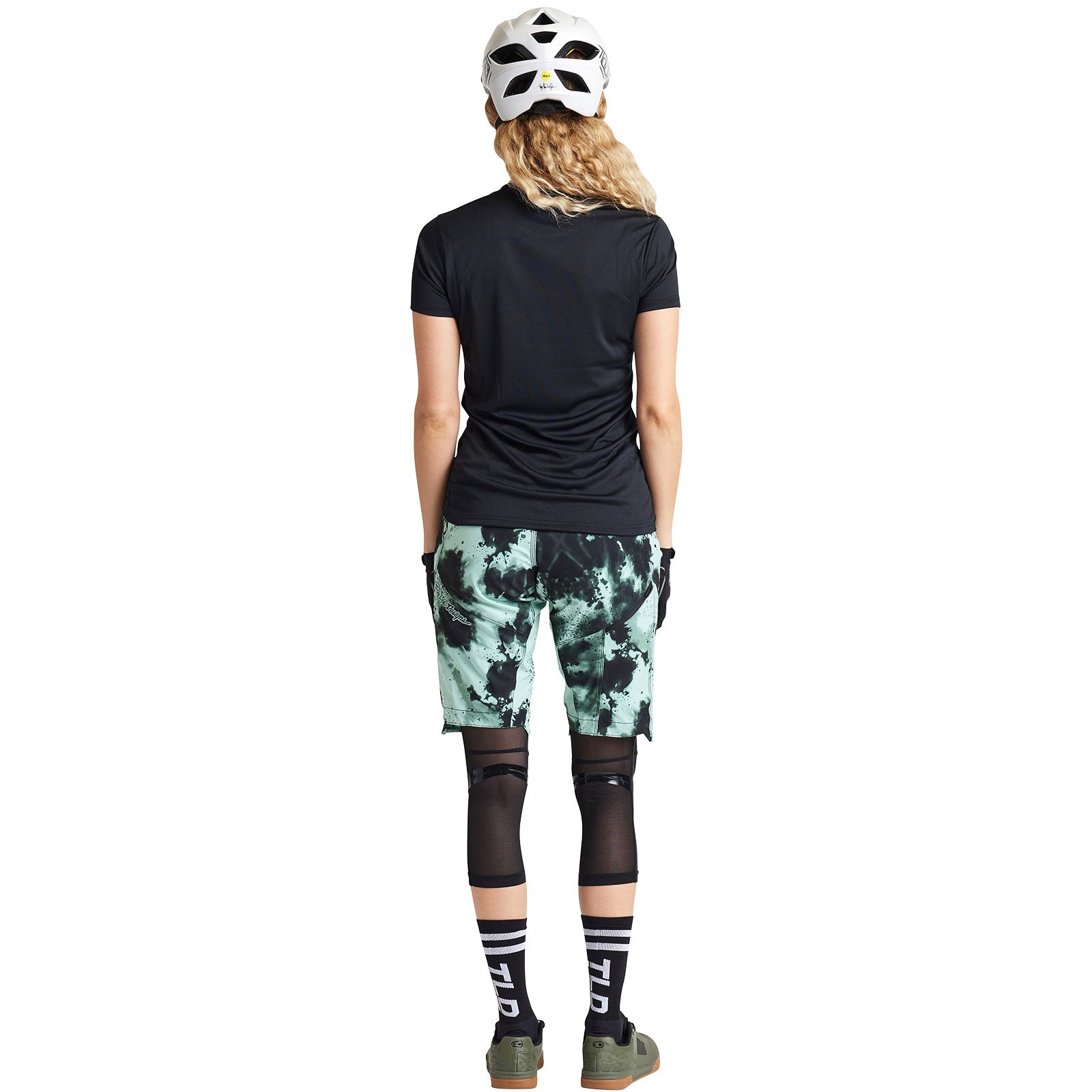 Womens Lilium SS Jersey Solid Black - Image 6